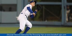 Baseball throwing yips